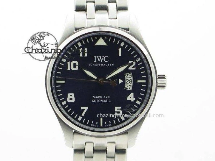 MIROTIME 0317 UrbanStyle Aquatimer Automatic IW329002 V6F 1:1 Best Edition Black Dial On SS Bracelet MIYOTA 7317